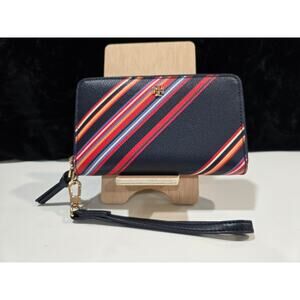 Tory Burch Emerson Tortoise Flap Card Case 171592 リング付き Tory Burch | Bags | Tory Burch Emerson Tortoise Flap Card